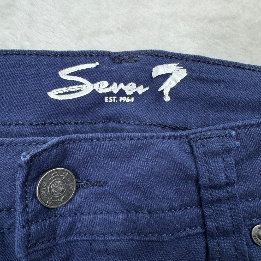 Seven7 Navy Skinny Pants - Picture 3 of 13